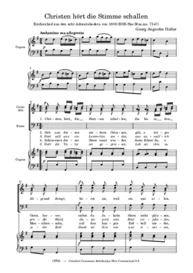 Christen hört die Stimme schallen