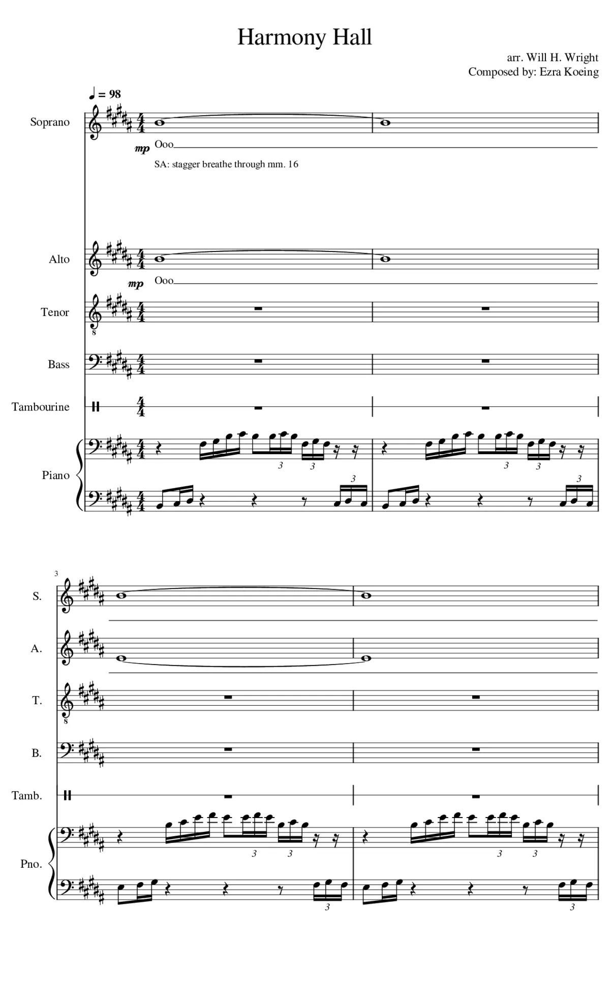 harmony hall - Page 1