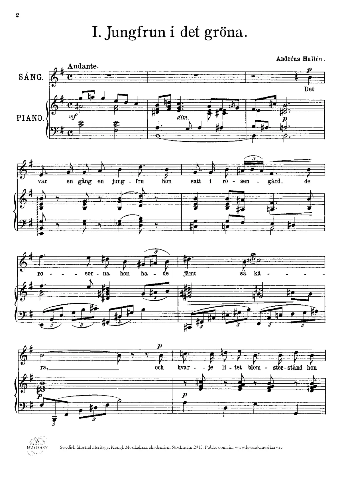 3 Folklike Songs - Page 1