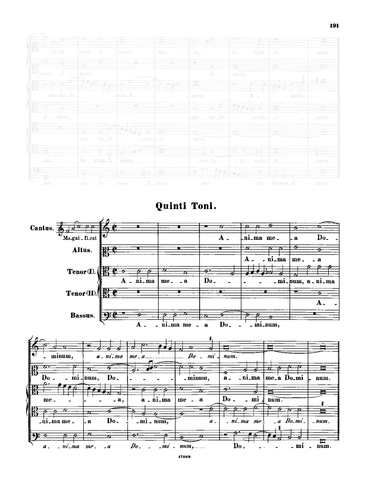 Magnificat quinti toni - Page 1