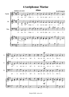 4 Marianische Antiphonen