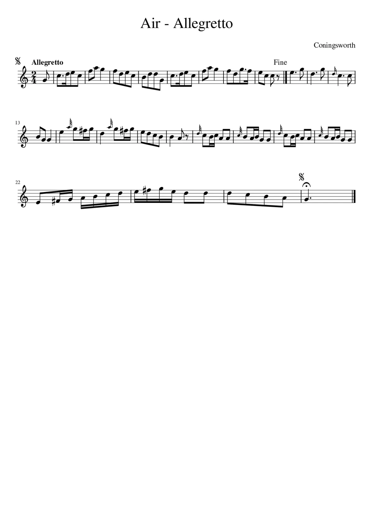 Air - Allegretto - Page 1