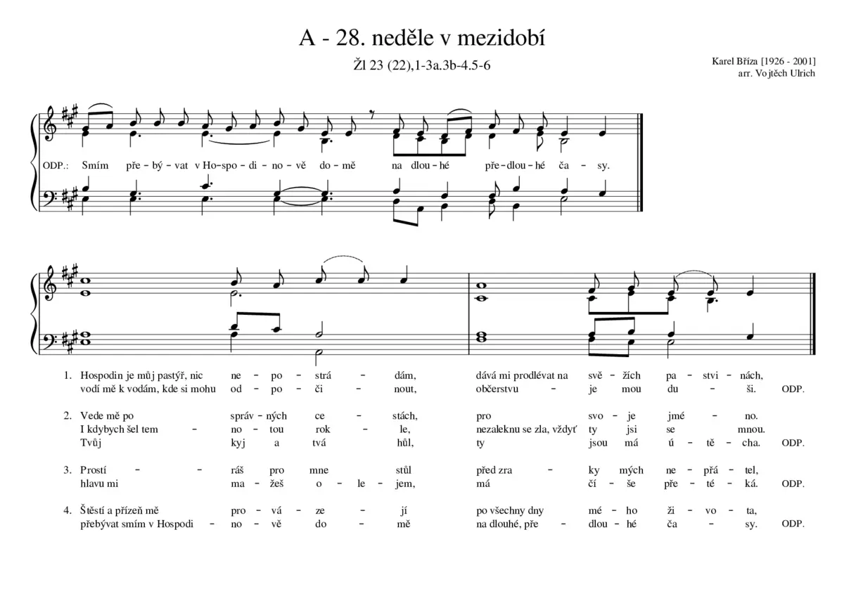 A - 28. neděle v mezidobí - Page 1