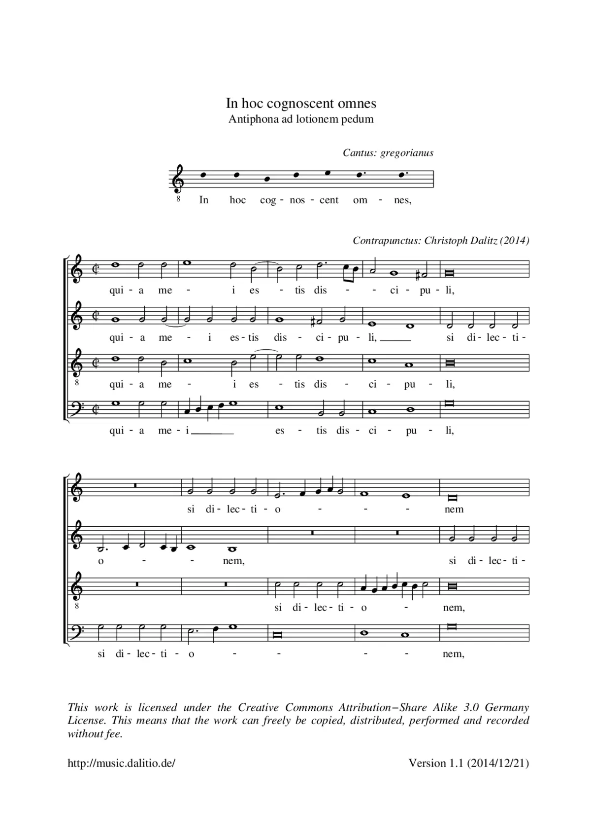 In hoc cognoscent omnes - Page 1