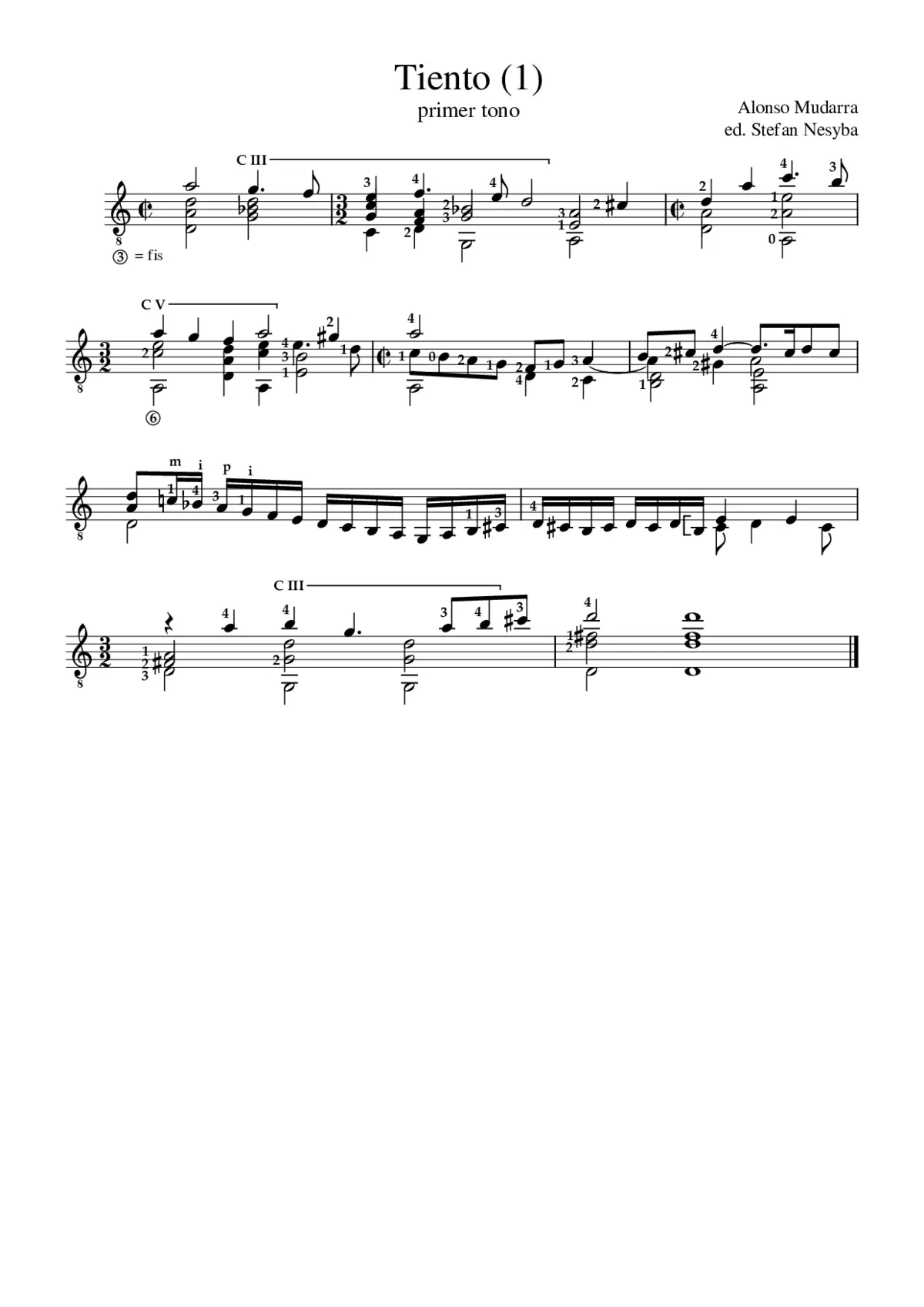 Tiento (1) - Page 1