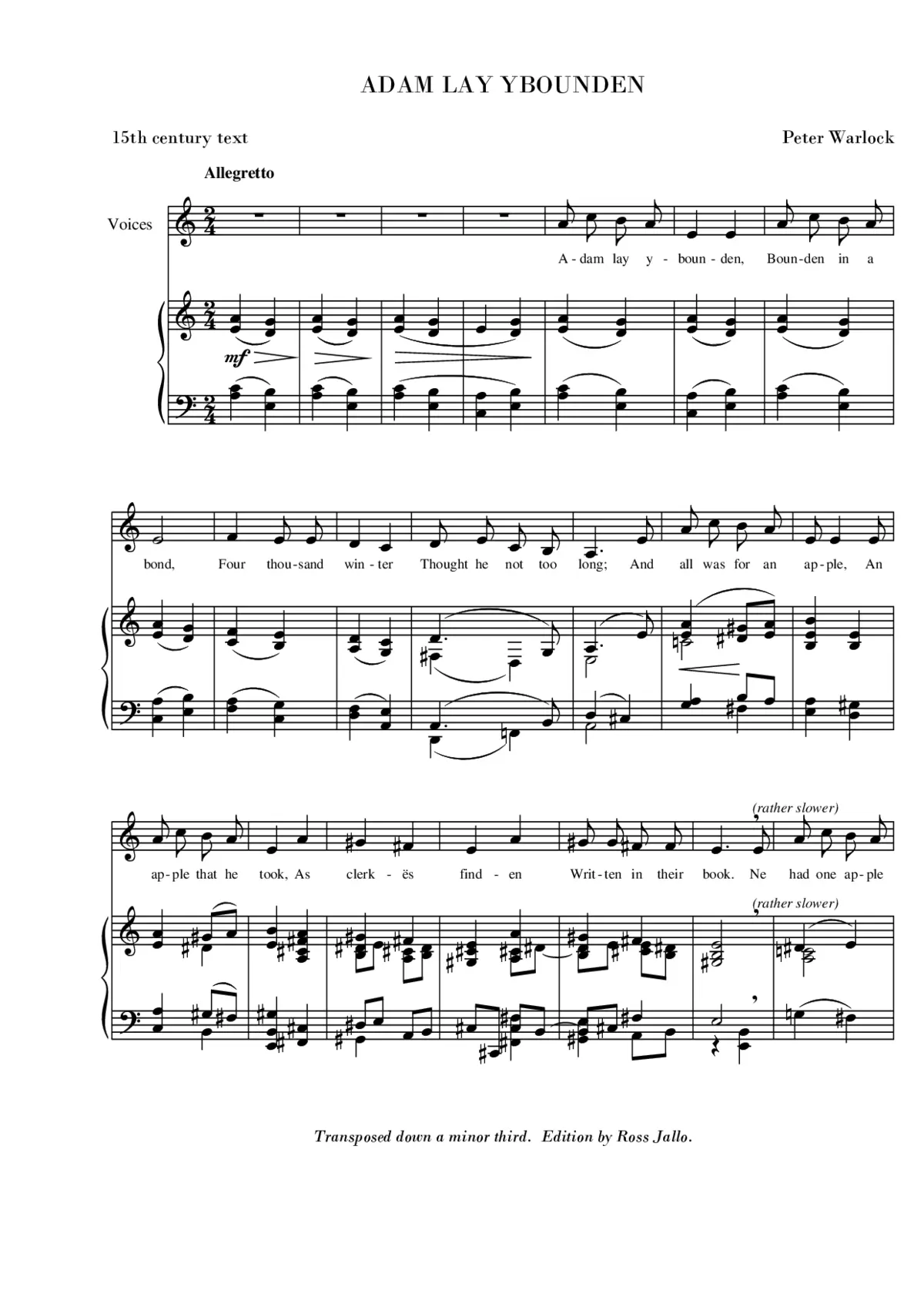 Adam lay ybounden - Page 1