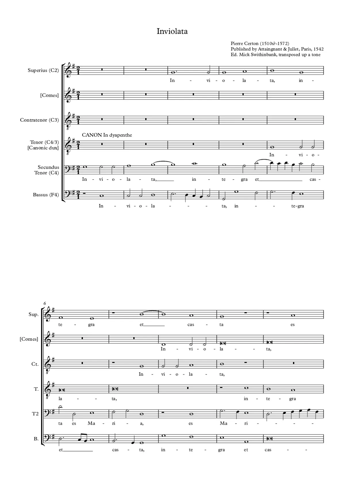Inviolata - Page 1