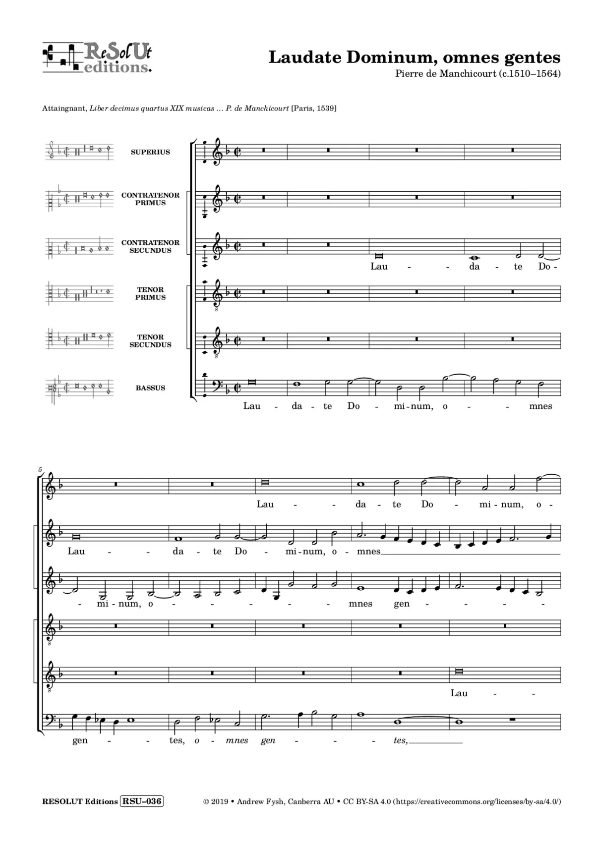 Laudate Dominum - Page 1