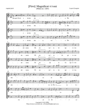 Magnificat vi. toni I