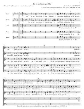 Se tu mi lassi, perfida