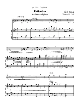 Two Pieces for horn and piano