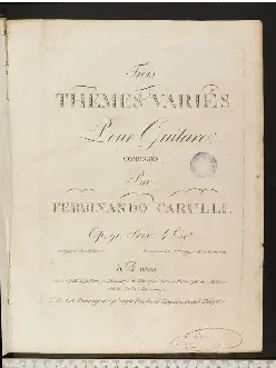 3 Thêmes Variés pour Guitare - Page 1