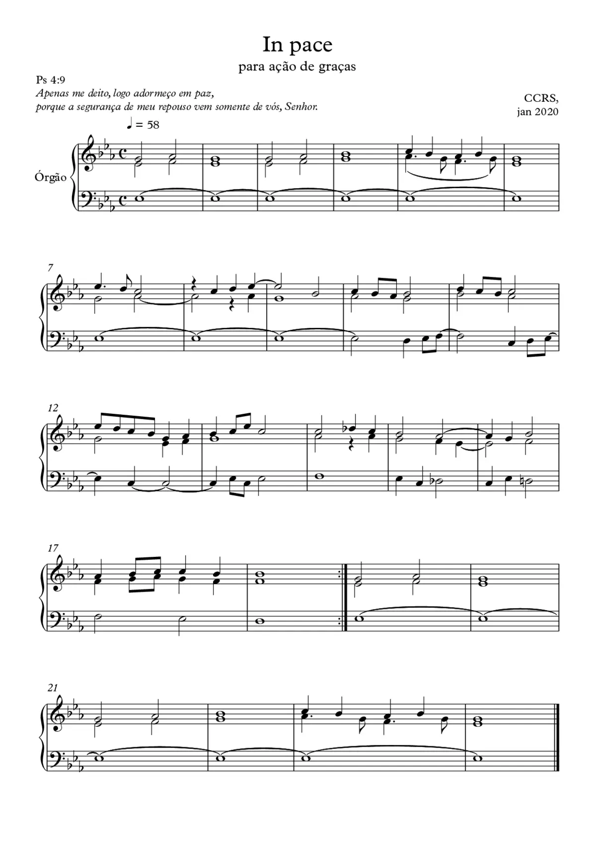 In pace, in idipsum - Page 1