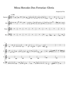 Missa Hercules Dux Ferrariae