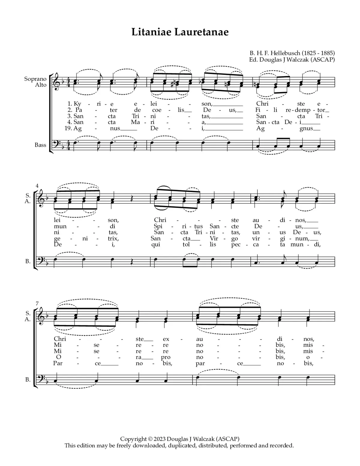 Litaniae Lauretanae 4 - Page 1
