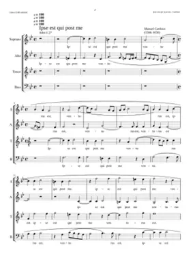 Ipse est qui post me