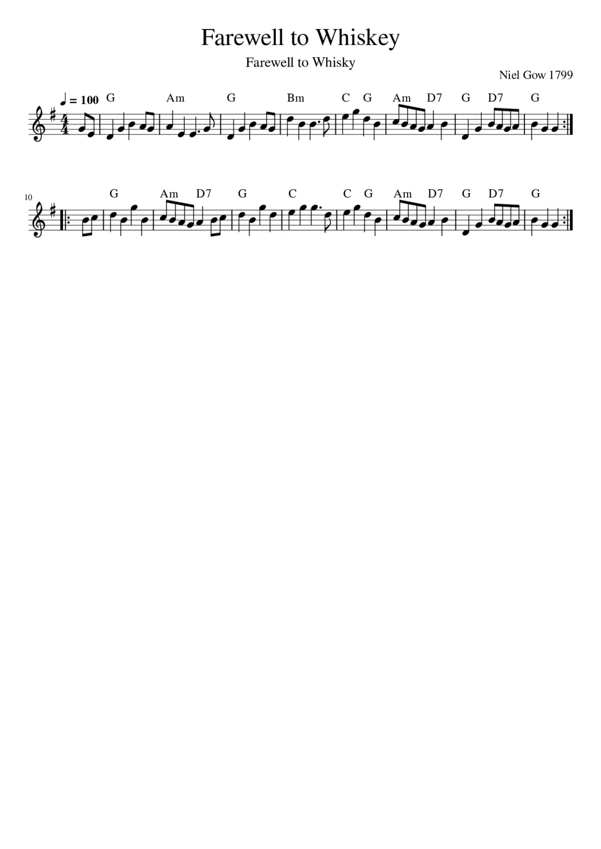 Farewell to Whiskey - Page 1