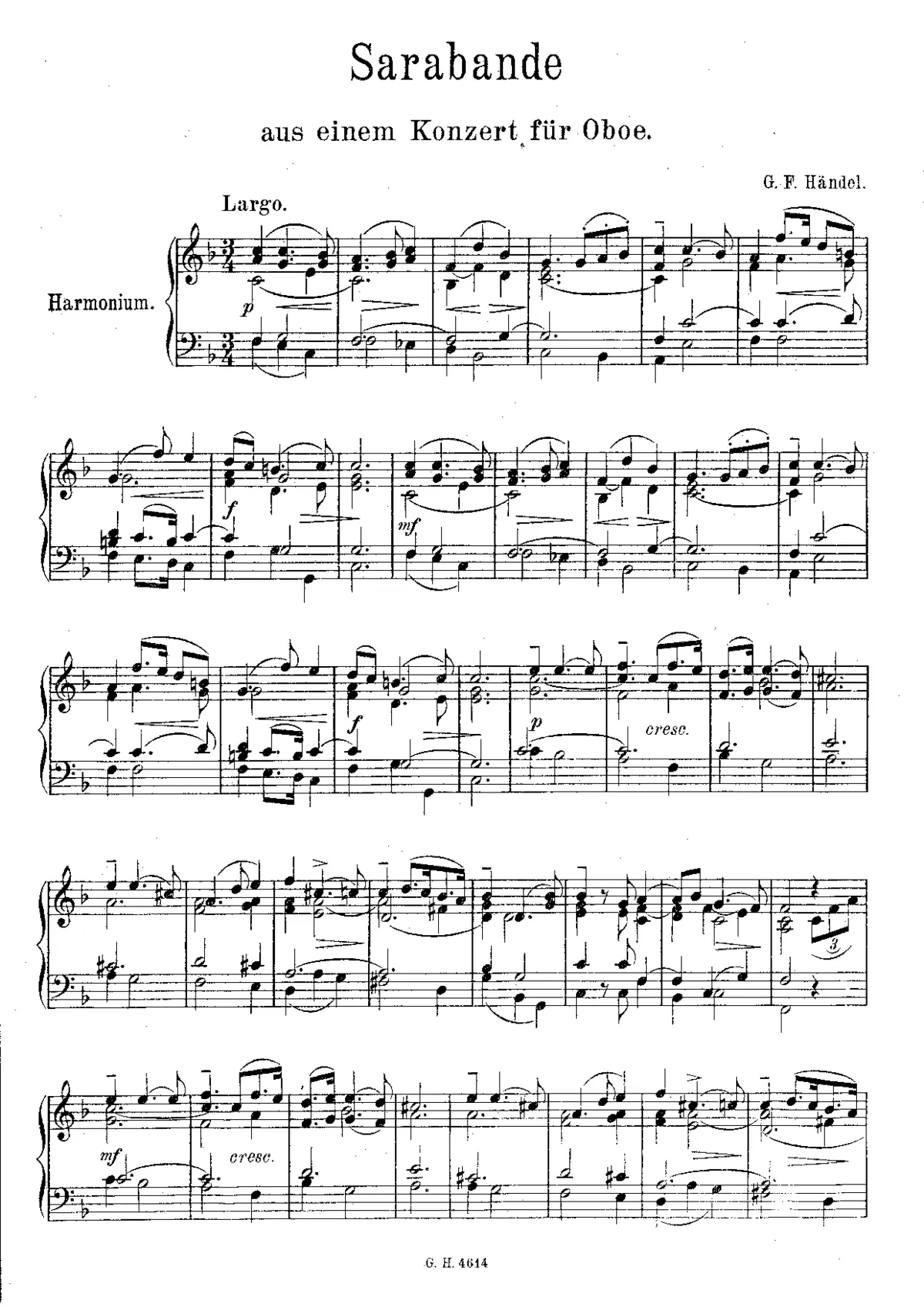 Oboe Concerto in G minor - Page 1