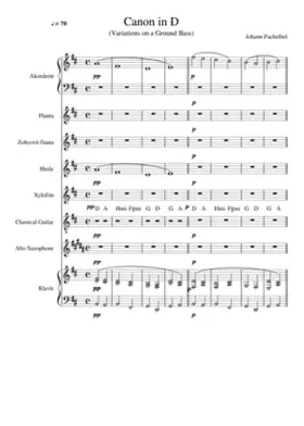 Canon and Gigue in D major P.37