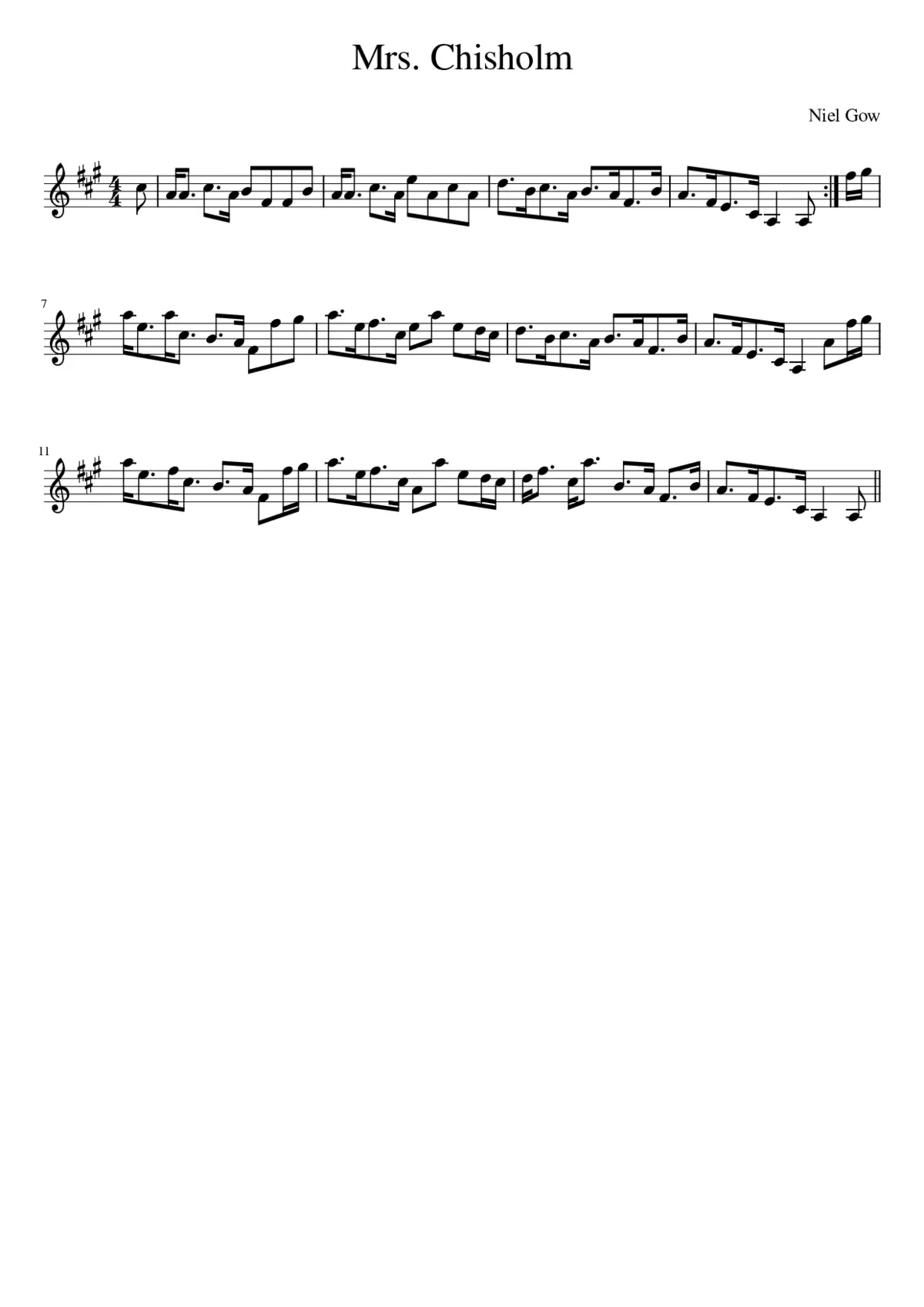 Mrs. Chisholm - Page 1