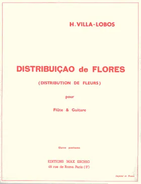 Distribuição de flores