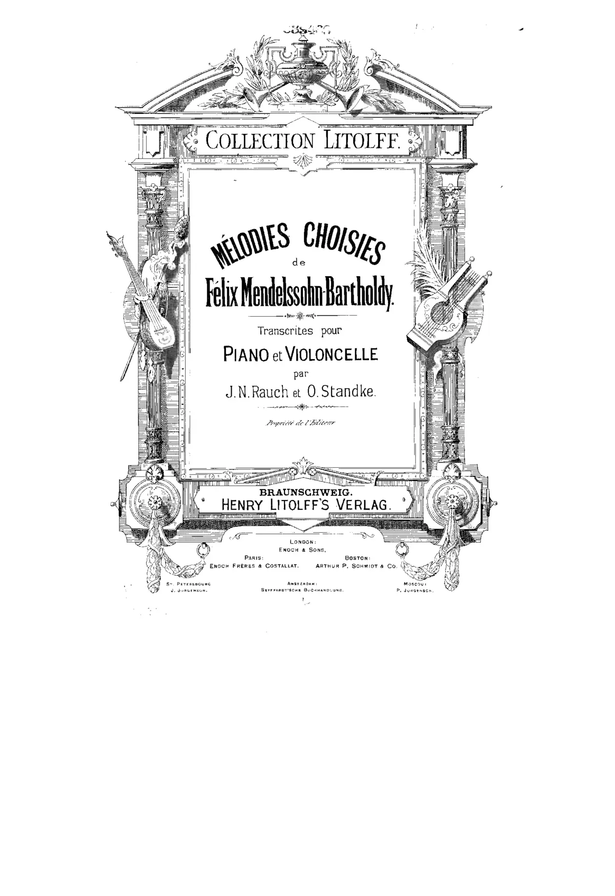 Mélodies Choisies - Page 1