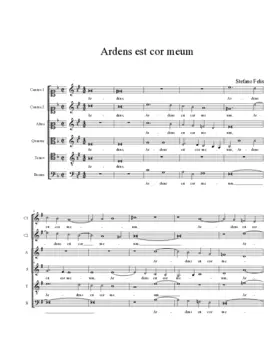 Ardens est cor meum