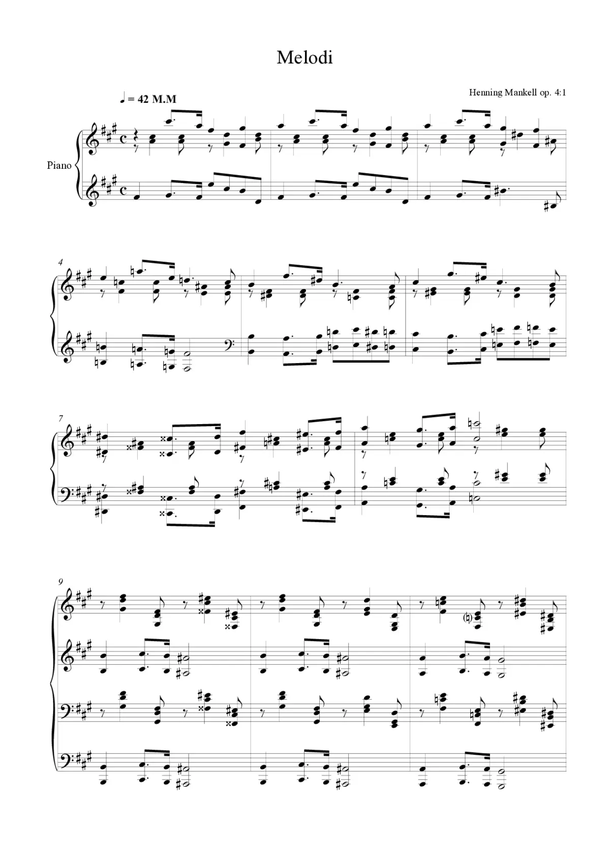 2 Piano Pieces - Page 1