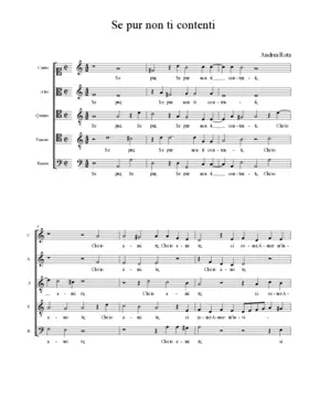 Se pur non ti contenti