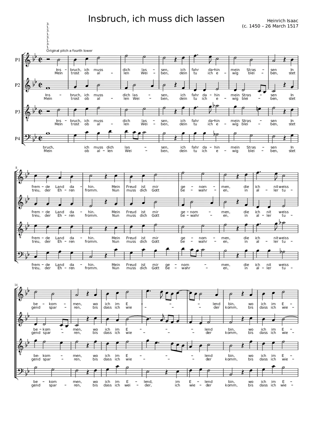 Innsbruck ich muss dich lassen - Page 1