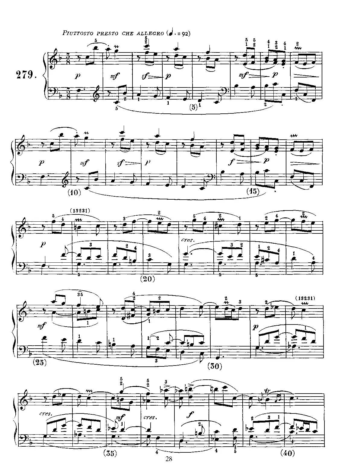 Keyboard Sonata in F major - Page 1