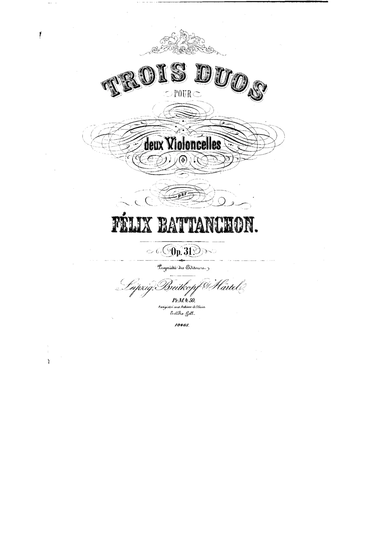 3 Duos for 2 Cellos - Page 1
