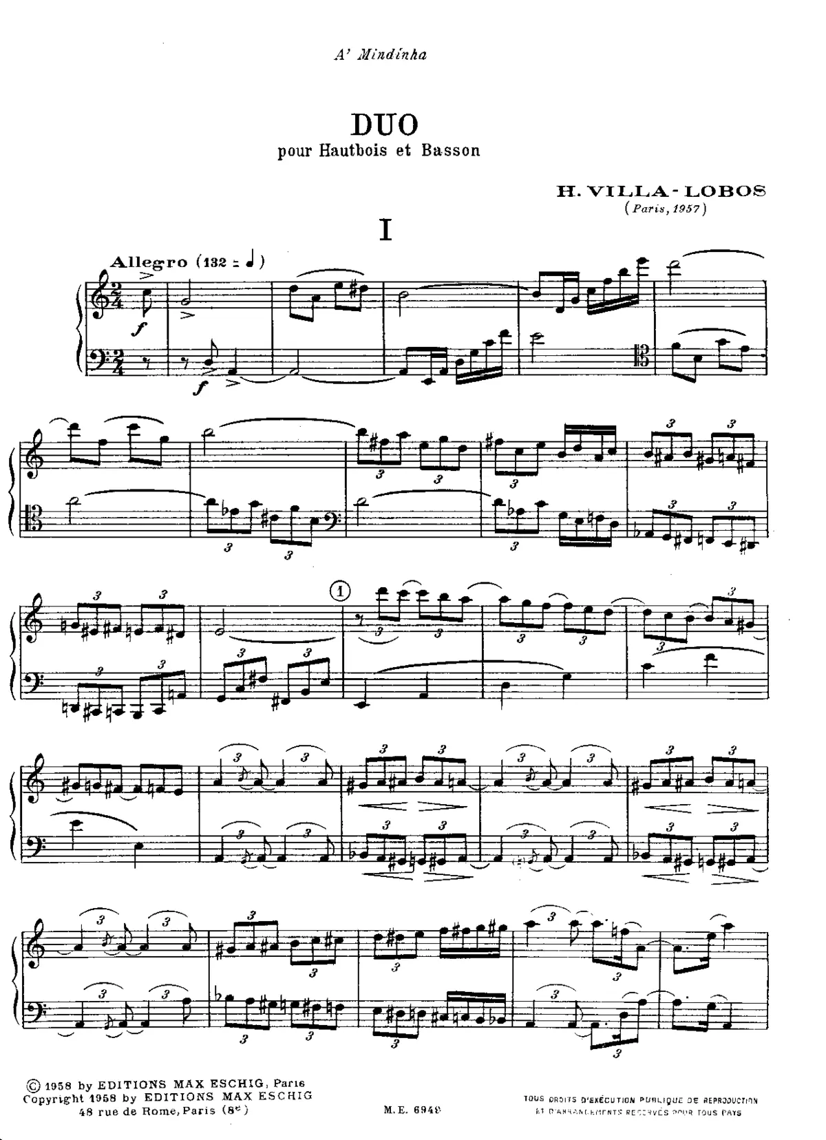 Duo for Oboe and Bassoon - Page 1
