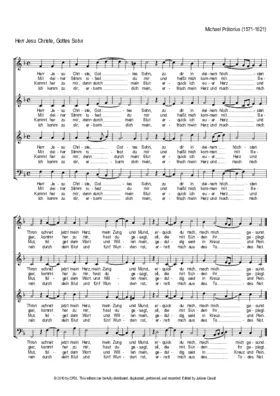 Herr Jesu Christe, Gottes Sohn
