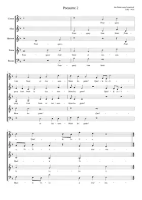 Psalm 2 - Pourquoy font bruit et s'assemblent les gents?