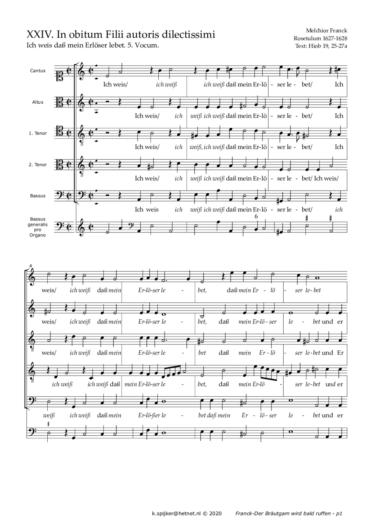 Ich weiß das mein Erlöser lebet - Page 1