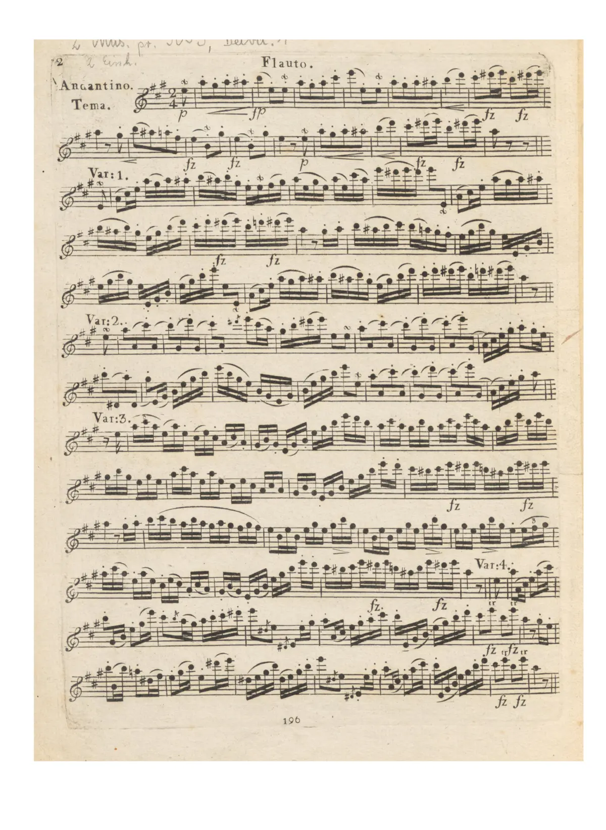 14 Variations - Page 1