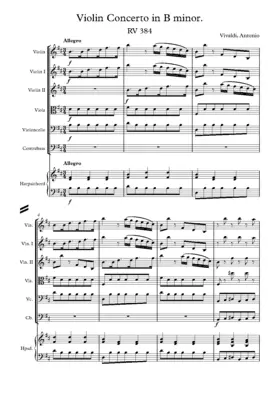 Violin Concerto in B minor