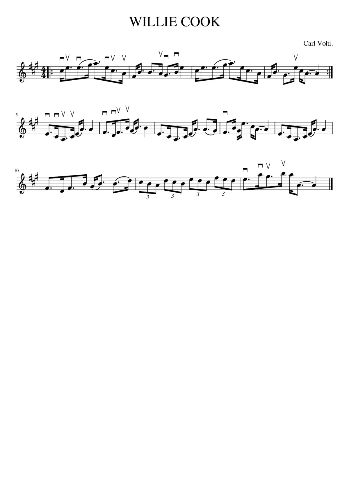 WILLIE COOK - Page 1