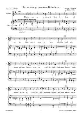 Let us now go even unto Bethlehem