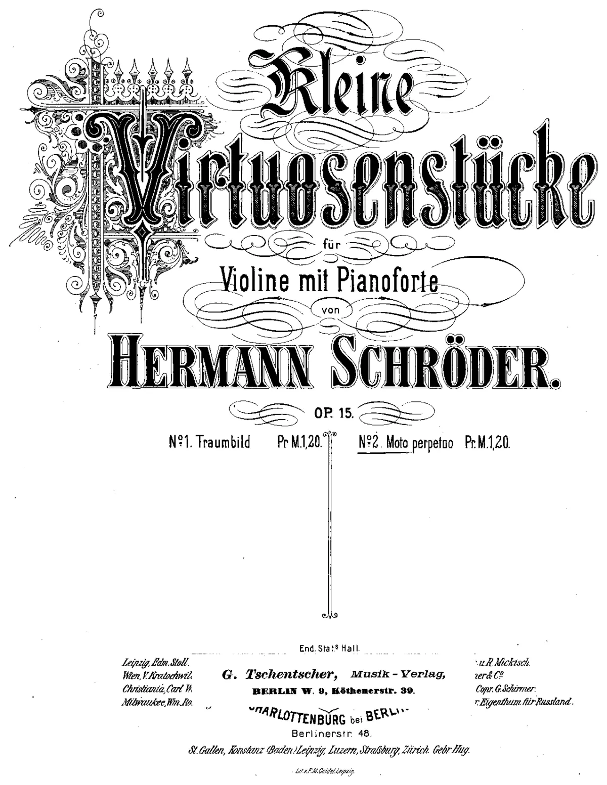 2 Kleine Virtuosenstücke - Page 1