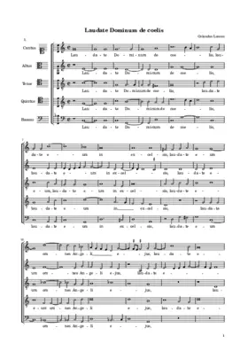 Laudate Dominum de coelis