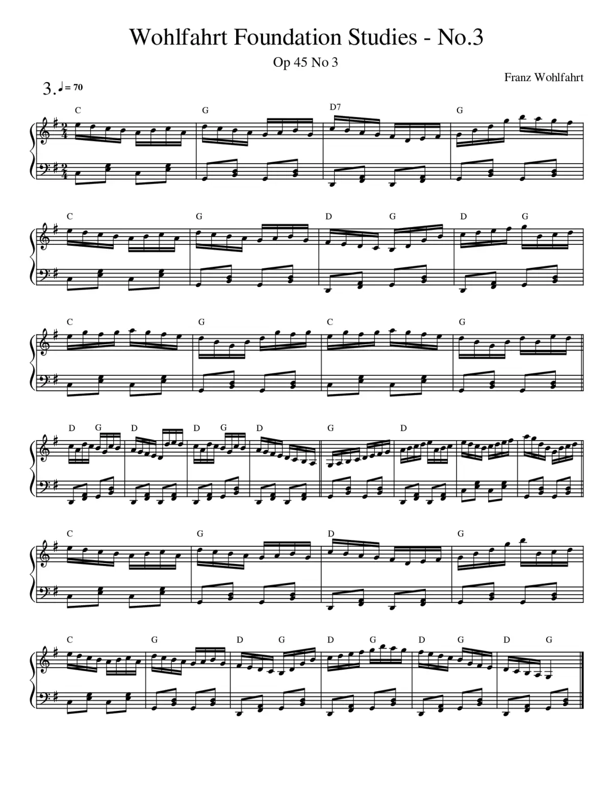60 Studies for the Violin Op.45 - Page 1