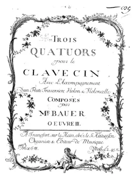 3 Harpsichord Quartets, Op.3