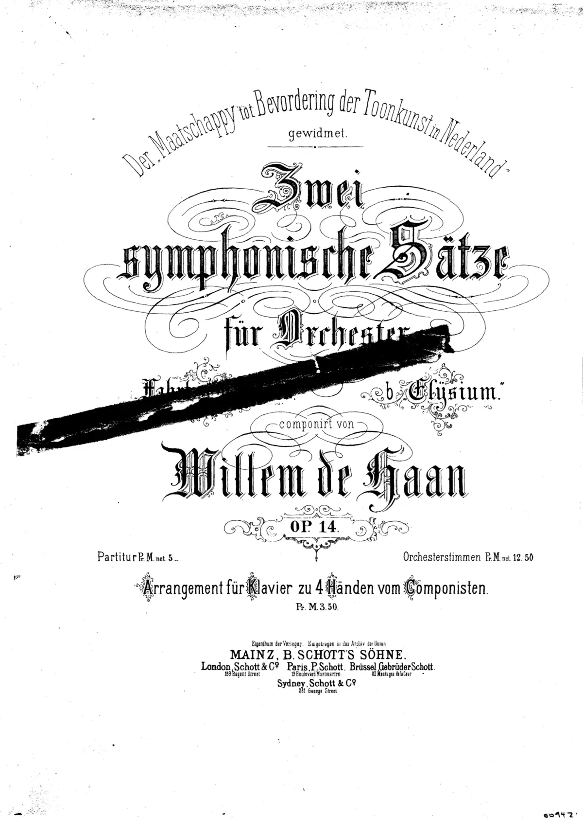 Zwei symphonische Sätze - Page 1