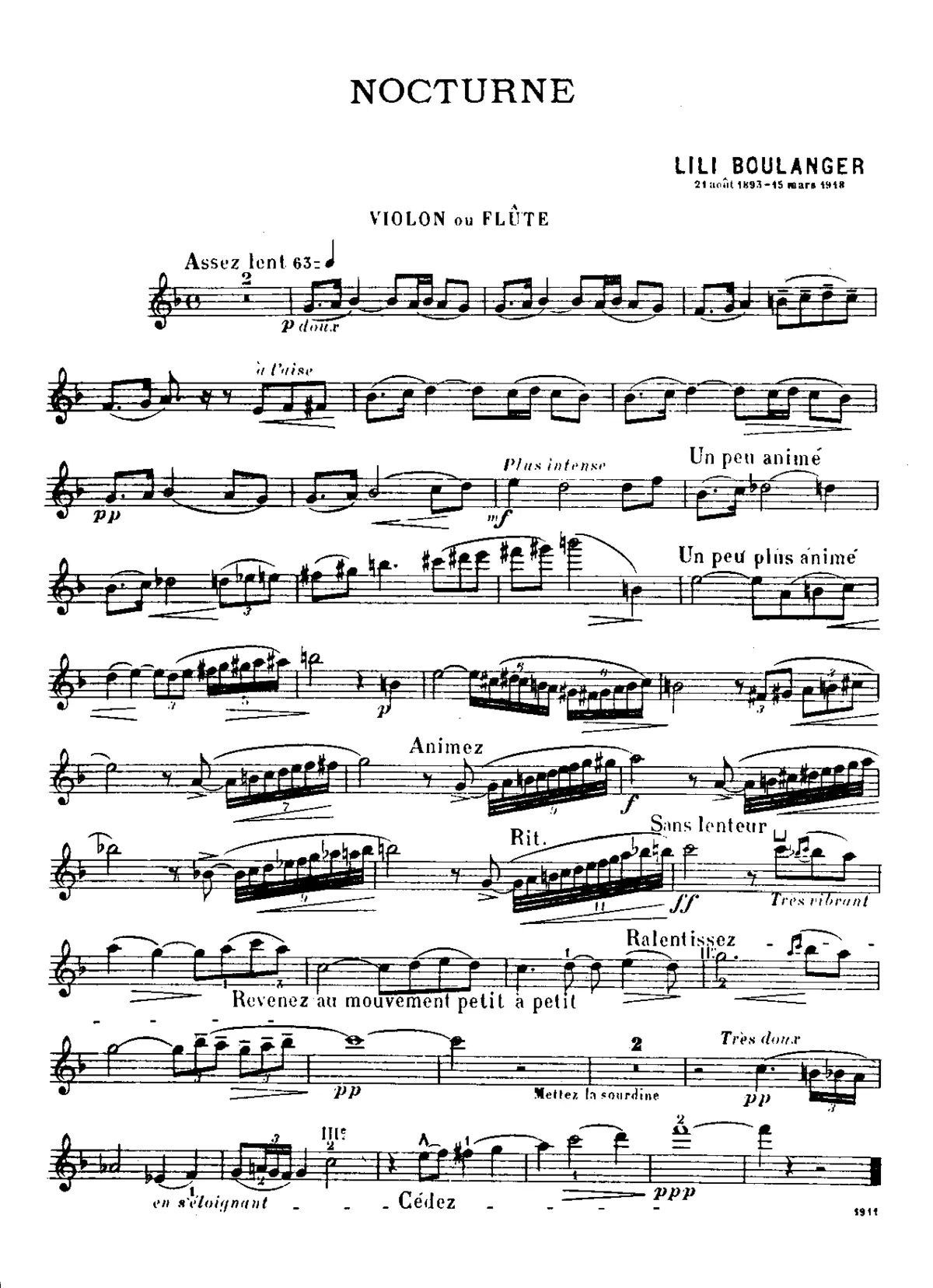 2 Pieces for Violin and Piano - Page 1