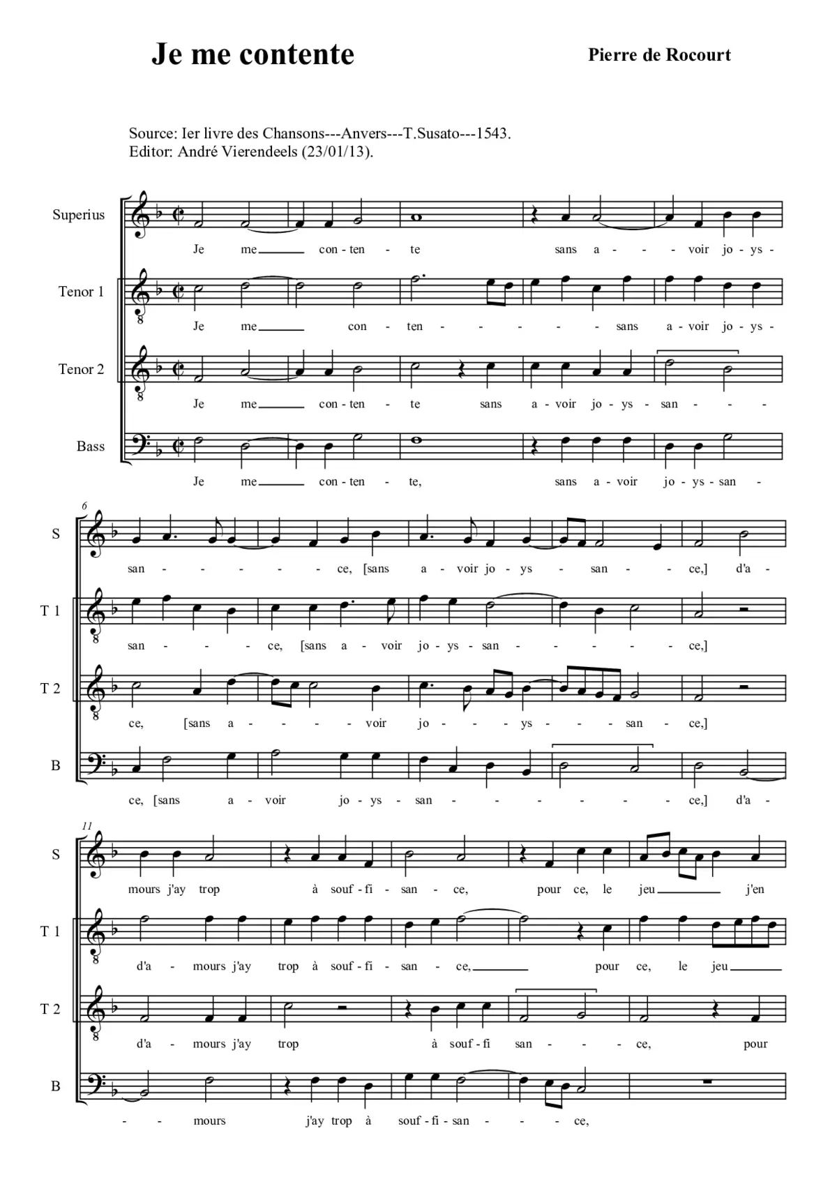 Je me contente - Page 1