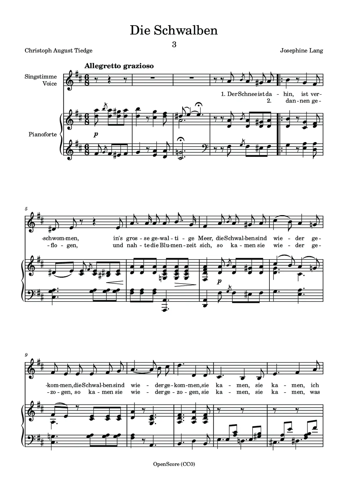 Die Schwalben - Page 1