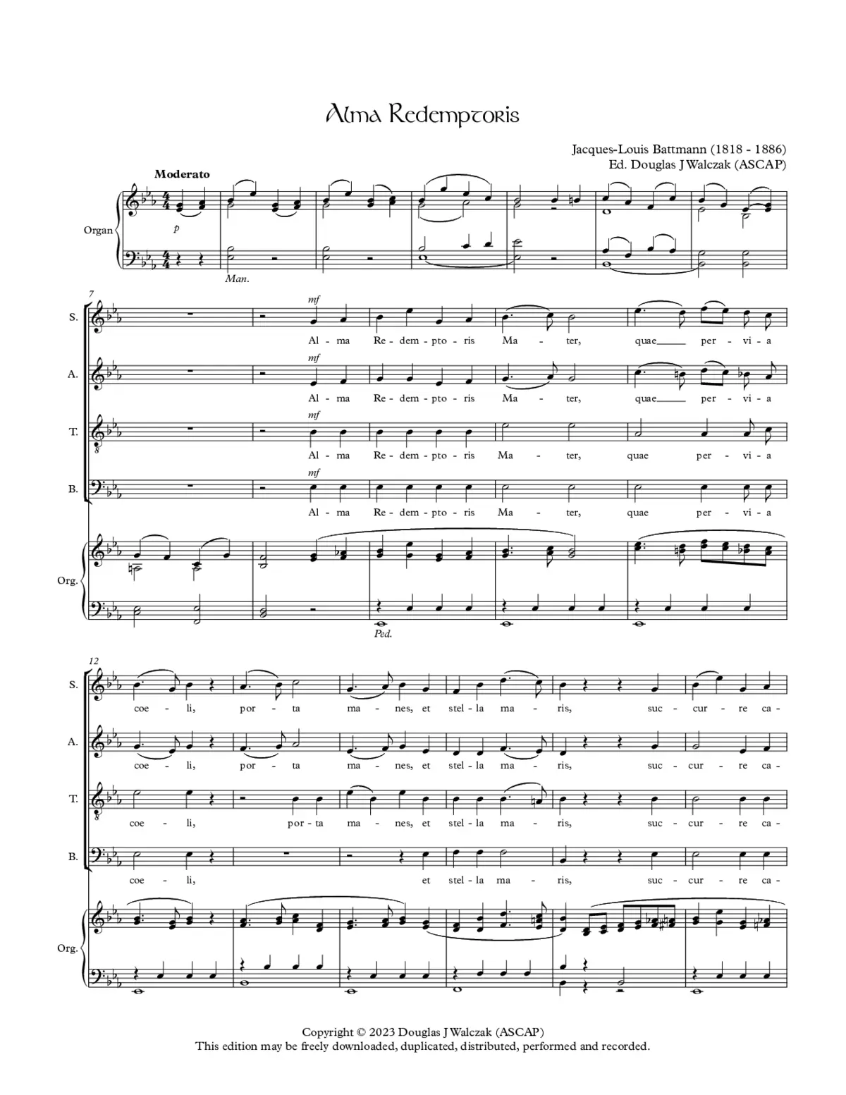 Alma Redemptoris Mater - Page 1