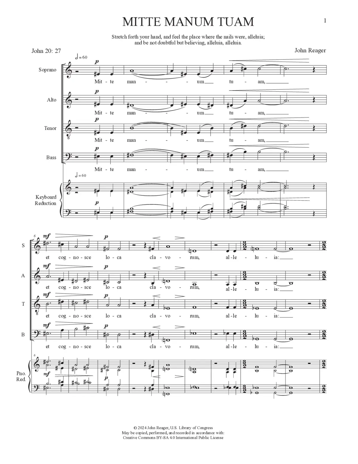 Mitte manum tuam - Page 1
